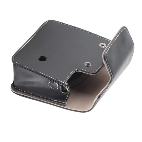 PU Läder Mini Kameraväska med Justerbar Axelrem för Instax Mini 40 Kamera Svart