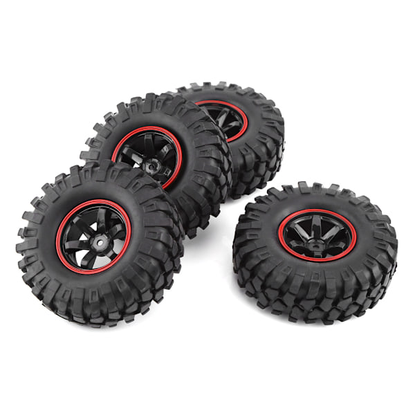 4 st 1:10 RC Crawler Gummiband med Innersvamp Hjul 701A-7006L Däck för HSP
