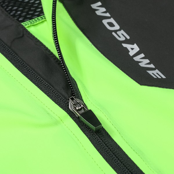 Herre Cykel Vest Foldbar Hurtigtørrende Åndbar Reflekterende Sports Sikkerheds Cykelvest til Cykling Løb Jogging Vandring