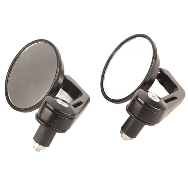 7/8\" Universal Rund Motorsykkel Bakspeil Styrende Barendespeil Krom
