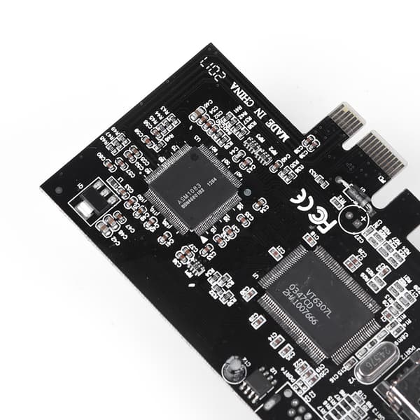 PCI-E PCI Express FireWire 1394a IEEE 1394 Controller-kort med Firewire-kabel