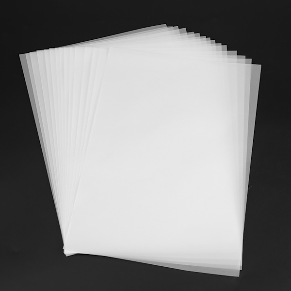 100 stk. A4 Translucent Tracing Transfer Svovlsyre Papir til Kopiering Tegning Kalligrafi