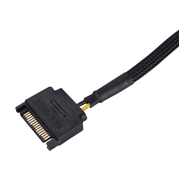 5 kpl SATA 15-nastainen - 4-nastainen tuulettimen virtalähdekaapelisovitin 22AWG-kaapeli