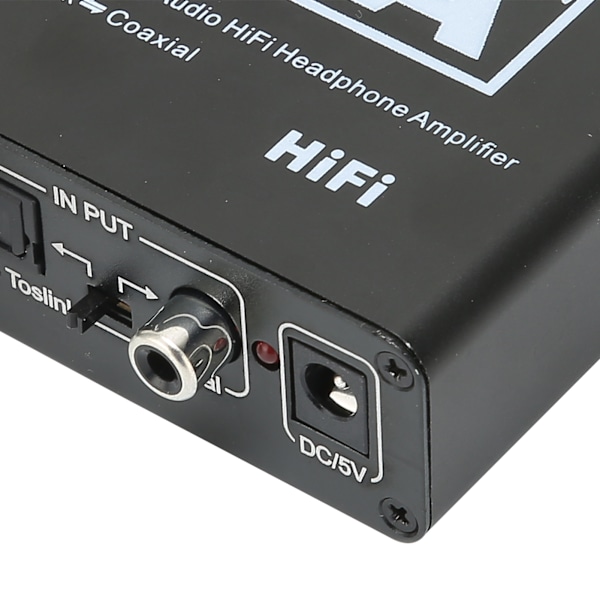 Digital til Analog Konverter HD AC Digital til Analog L/R RCA Konverter med Volumkontroll for HDTV