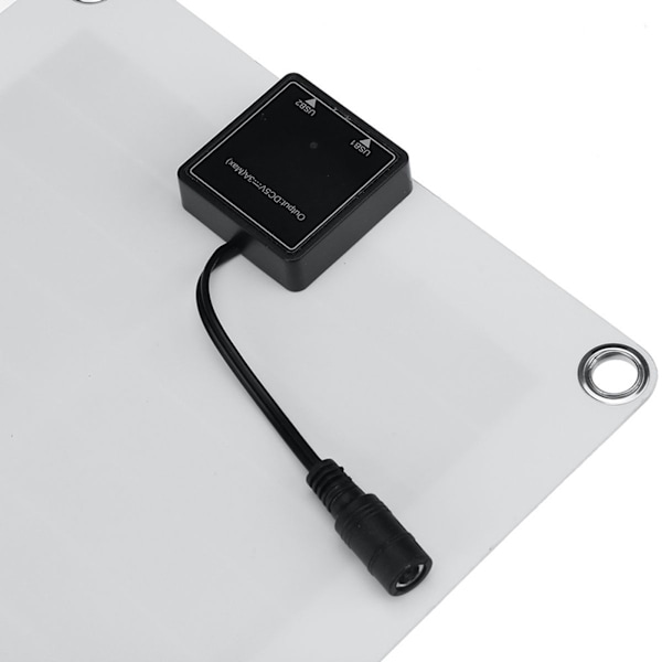 Kannettava aurinkopaneeli 18V 20W kaksois-USB-latausportti + DC5521 akkukiinnitysliitäntä