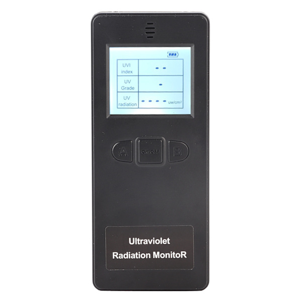 LCD Bærbar Digital Ultraviolet Strålingsdetektor UV UVI Meter Tester med Temperaturvisning