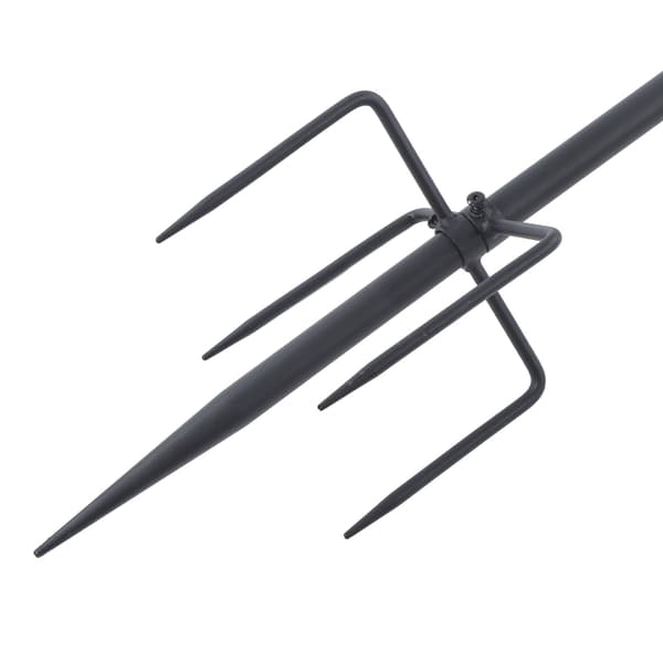 2-pack String Light Pole 3 m Utomhus Hängande Stolpar Camping Light Rod med Krok för Uteplats