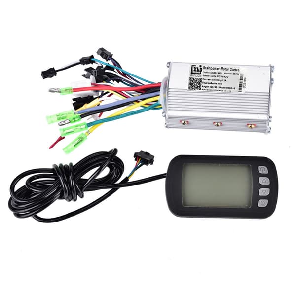 36V/48V 350W børsteløs motorcontroller med LCD-panel til elektrisk cykel scooter