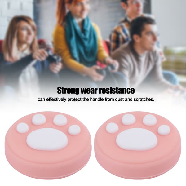 Katt Pote Tommelgrep Deksel Joystick Vippebryter Silikonhette Universal for Switch/Switch Lite