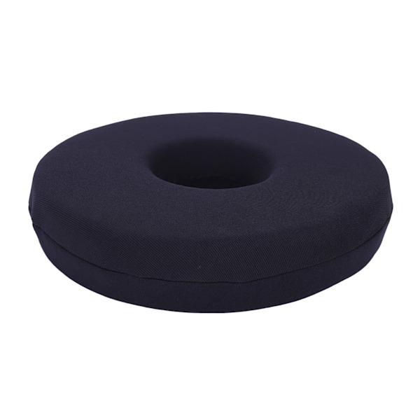 Donut Pude Liggesår Decubitus Smertelindring Siddepude til Sengeliggende Patienter Ældre Sort 25cm