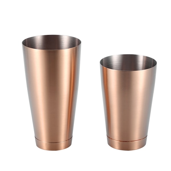 Rustfrit stål, robust og holdbar cocktail shaker, bar, hjem, køkkenredskab (Rose Golden)