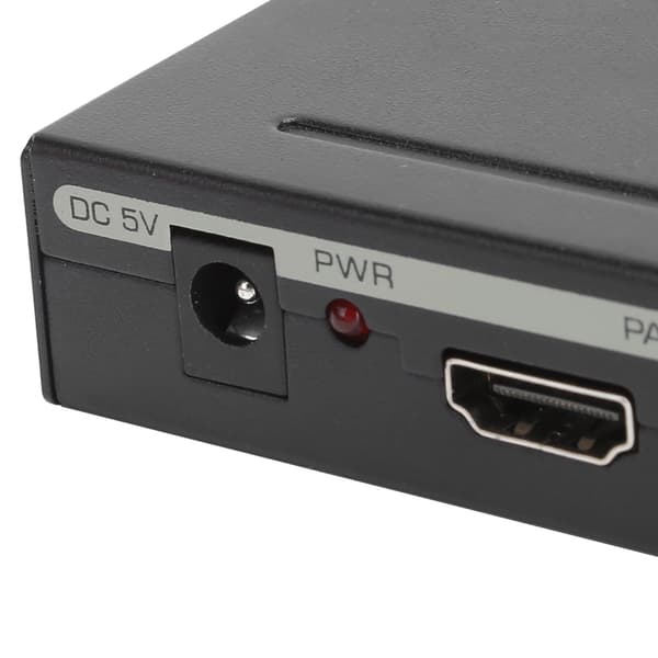 Audio Extractor Converter HighDefinition Multimedia Interface til AUDIO+ SPDIF+ R/L (Sort)
