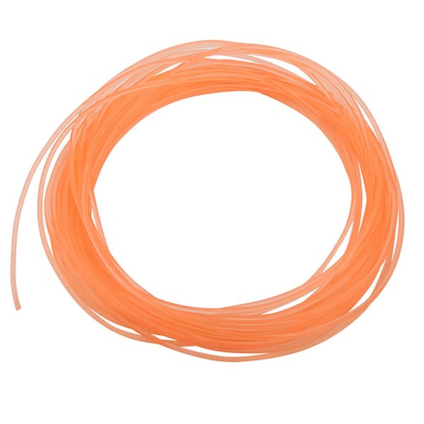 Orange Glat PU Polyurethan Rundrem til Drivtransmission (2mm*10m)