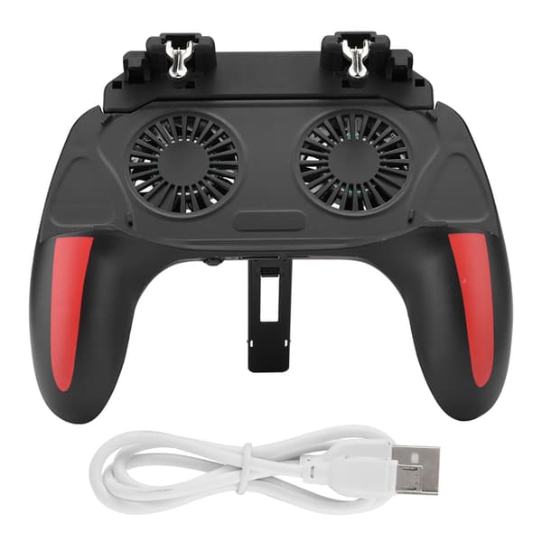 Mobiltelefon Spilcontroller Gamepad med Dobbelt Køleblæser og 5000mAh Batteri