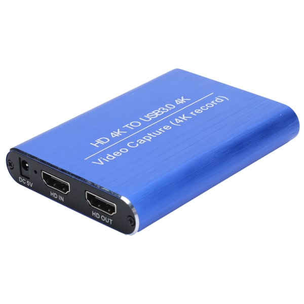 Spelinspelning Live Streaming Box Video Capture Card USB3.0 4K 1080P 60FPS HDMI-inspelare
