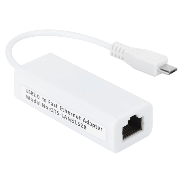 Nätverkskortsadapter Micro USB till RJ45 Ethernet-port för Raspberry Pi Zero 1.3/W Moderkort