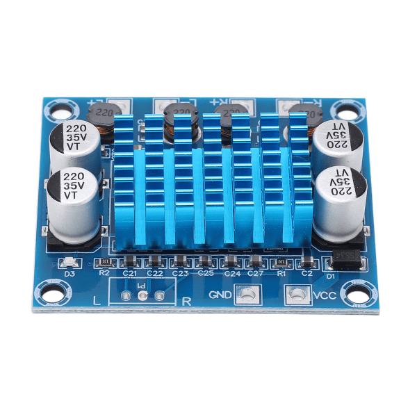 HD Digital Strömförstärkarkort 12V 24V 30W Dubbelkanalig Ljudförstärkningsmodul XHA232
