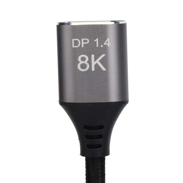 Förlängningskabel Adapter Display Port 1.4 Hane till Hona High Definition 8K vid 60Hz 4K vid 144Hz1 Meter