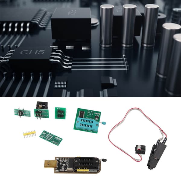 CH341A USB-programmer SOP8 testklemme 1,8V adapter SOP8 til DIP8 konvertermodul