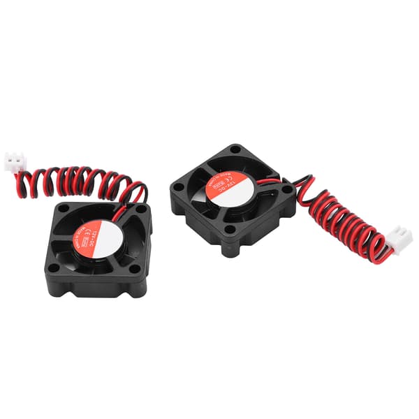 2 stk. 3D-printerblæser, støjsvag køleblæser, egnet til Ender-3 reservedel 30x30x10mm DC12V