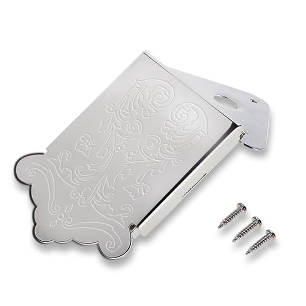 Mandolin Gitarr Stallstycke med Skruv Instrument Ersättningstillbehör (Silver)