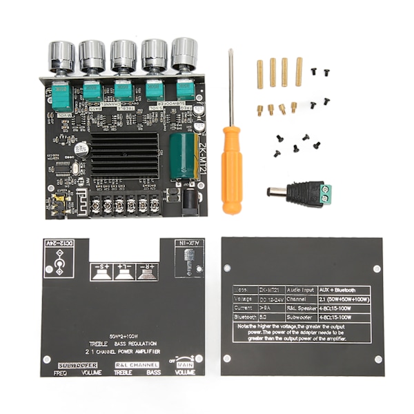 Bluetooth Digital Effektforstærker Modul 50W 50W 100W 2.1 Kanal Subwoofer Lyd Effektforstærker Board