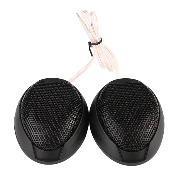 10W mini bilhögtalare Ljud Rund klibbbar högtalare Bilhögtalare med lim (svart)