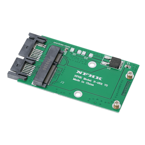 Mini MSATA-kort til 1,8in Micro SATA Interface Adapter Converter-kortdisk