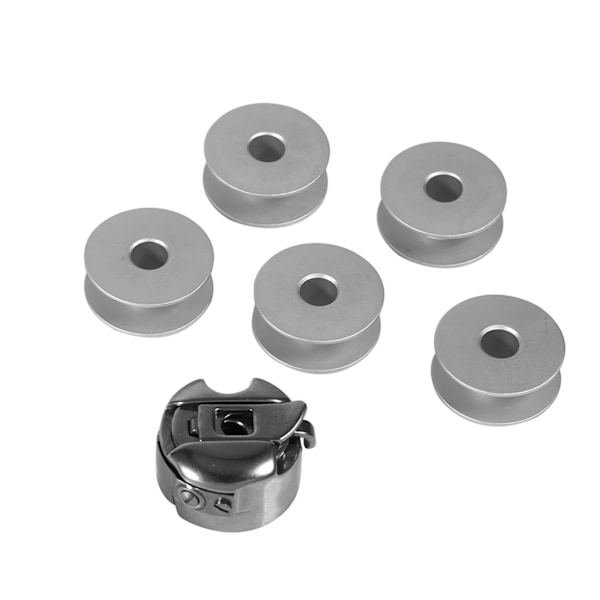 17 Set Universal Industriell Platt Sömnadsmaskin Delar Pressarfot Tillbehör Fodral