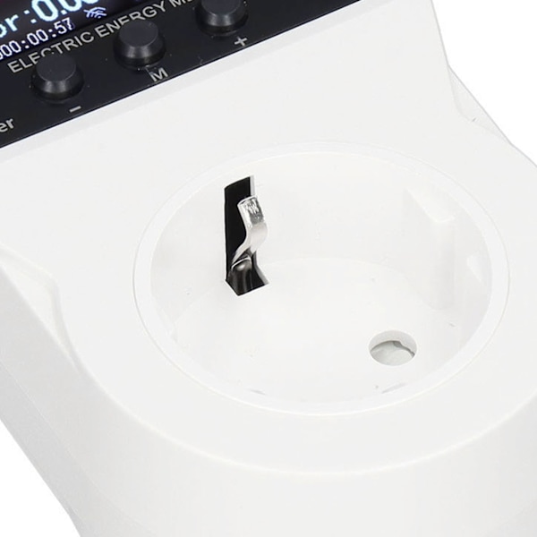 Smart Metering Uttag Realtidsövervakning 16A Maxström 3680W WiFi Intelligent Uttag AC85‑265V EU-kontakt
