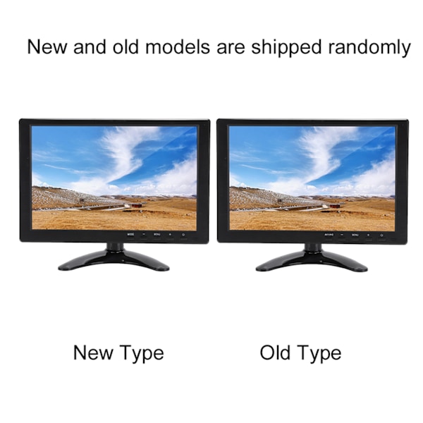 Universaali 10.1 tuuman 1280x800 16:10 HD LCD-monitori, tukee HDMI / VGA / AV -tuloa