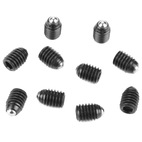 10 st M6 Skruvgängade Hex Socket Kolståls Kullagerfjäderset (M6*10)