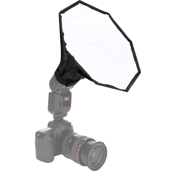 30 cm Bærbar Universal Flash Flashlight Softbox Diffuser til Ekstern Speedlite