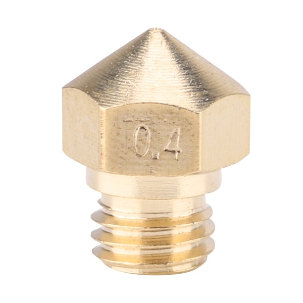10 st 0,4 mm Extrudermunstycke Mässing Extrudermunstycke 1,75 mm för Mk10 3D-skrivartillbehör