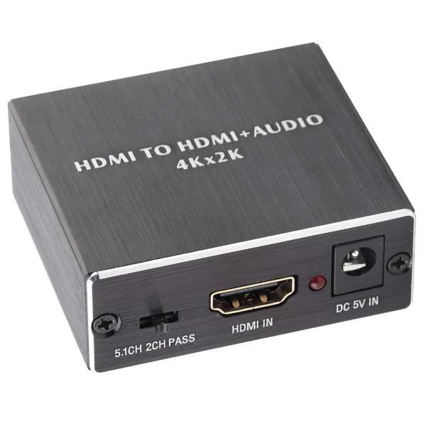 4K*2K HDMI Audio Splitter Extractor Converter HDMI till HDMI+SPDIF+3,5 mm ljudutgång
