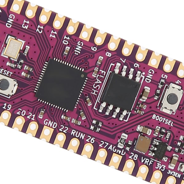 för RasPi Board Dual Core 264KB ARM Cortex M0+processor Flexibelt mikrokontrollkort med SD2SP2 SDLoad SDL Adapter Svart