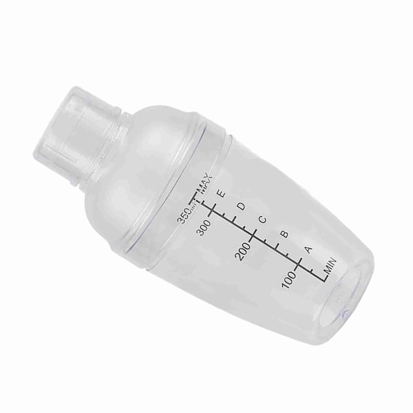 Anti-lækage Transparent PC Resin Cocktail Shaker Mixer med Skala Bar Værktøj (300ml)