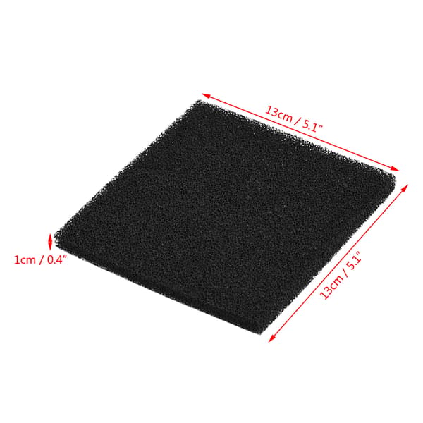 10 stk. Aktiveret Kulfiltre 13 cm x 13 cm til Lodderøgsabsorberende Emhætte