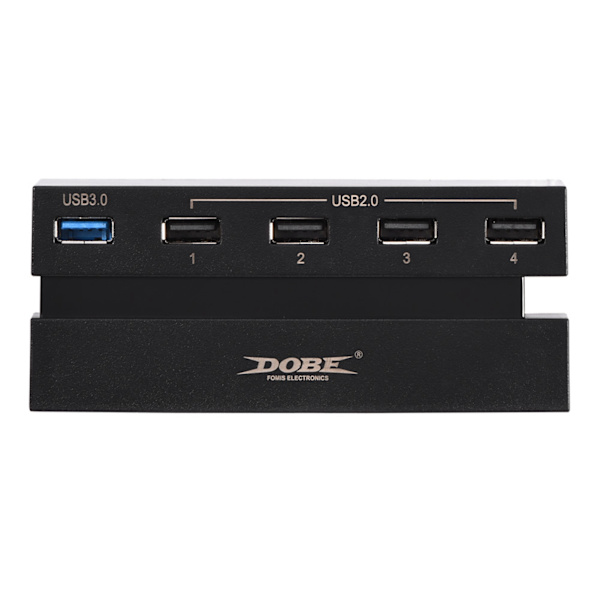 Hög Hastighet 5-Portars USB-Hub 2.0 & 3.0 Utbyggnadshubb-Kontrolleradapter för PS4 Spelkonsol