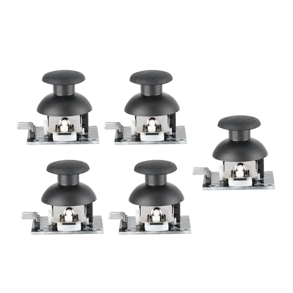 5 stk. dobbelakse joystickmodul for PS2 spillkontroller Gamepad kontrollspak sensor for Arduino