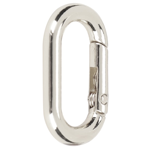 20 st Oval Fjäderspänne 23mm Legering Snäppkrokar Clip för Väskor Plånböcker Nyckelring Rem Svart