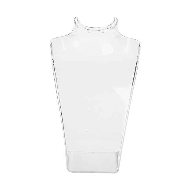 Halsband & Örhängehållare Mannequin Huvud Byst Stativ Modell Butik Smyckesdisplayställ (Transparent)