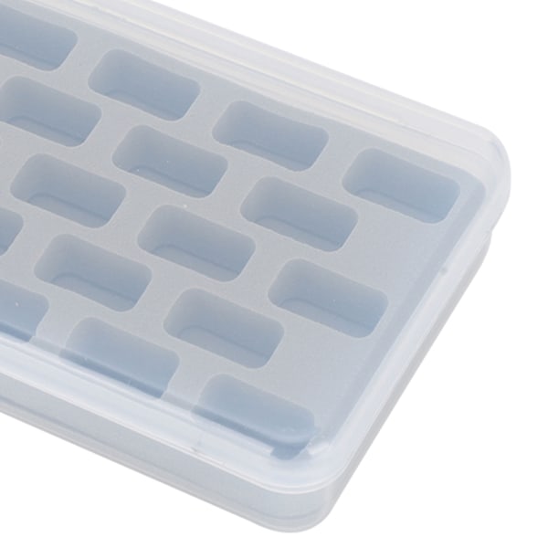 28 Fack Tom Spolbox Plast Trådförvaring Lock Spolhållare för Symaskin