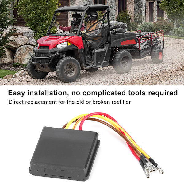 Spänningsregulator Likriktare 4060173 Ersättningsdel för Polaris Big Boss/Magnum/Ranger/Scrambler