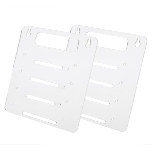 Klar Akryl 4-lags Harddisk Drev Rack Desktop Computer 3,5 tommer HDD Cage Bakke