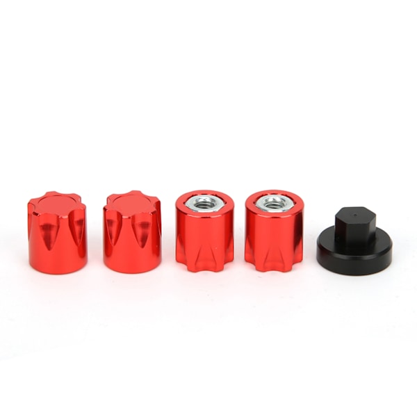 4st Hjulnav Centrumkåpa M4 Mutter Passar Traxxas TRX4 för Axial SCX10 90046 D90 för Tamiya