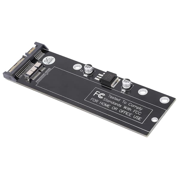 12+6-pin til 22-pin SATA harddisk-konverteradapterkort for Macbook 2010 2011 SSD PCBA