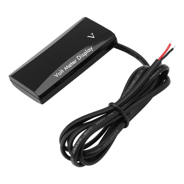 12V Bil Motorsykkel Digital LED Display Voltmeter Spenningsmåler Panelmeter (Rød)
