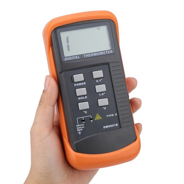 Enkanalig K-typ Digital Termoelement Sensor Termometer Temperaturmätare -50-1300°C