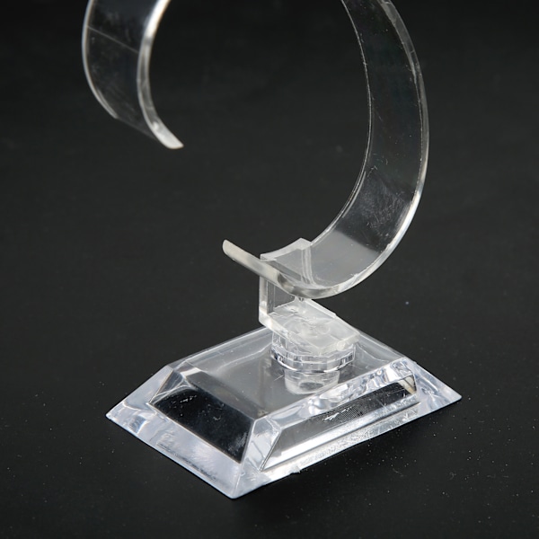 Klockdisplayställ Professionell Transparent Plast Butik Klockarmband Display Rack Hållare